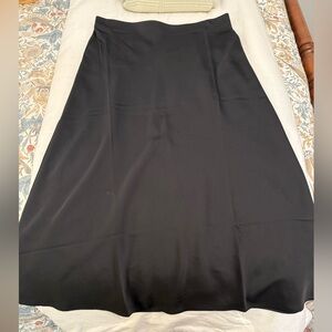 J. Crew Classic Black A-Line Skirt